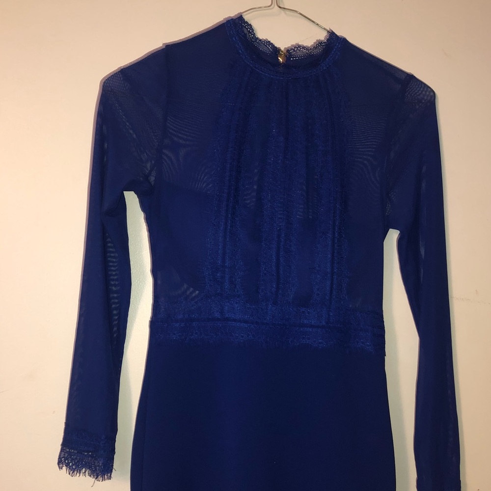 Royal blue dress